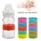 Baby Bottle Anti-Slip Band Baby Bottle Bands Bottle Silicone Labels Reusable Water Bottle Labels