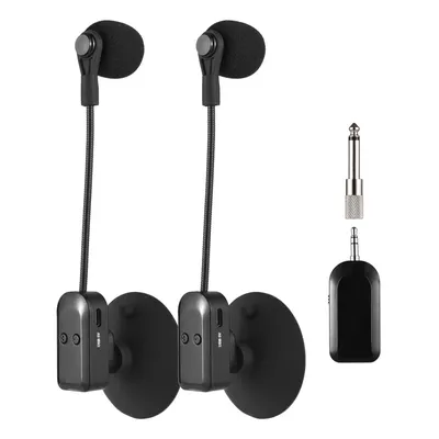 2.4G Wireless Instrument Microphone Receiver with Detachable Suction Cup for Guitar Violin Cello