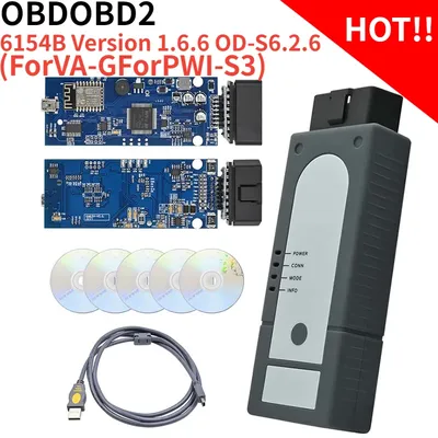 NEW FOROKI 6154 WIFI/USB 6154B 1.6.6 Work Forporsch OBD2 Scanner OD-S6.2.2 Version V1.6.6 For Car