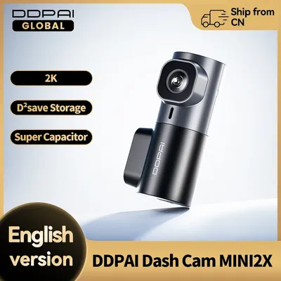 DDPAI MINI2X Dash Cam 2K 5GHz Wifi with ADAS Car DVR Camera Dashcam Night Vision2.0 Dash Camera