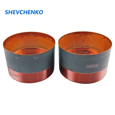 99.5mm Woofer Speaker Voice Coil 8Ohm Glass Fiber Skeleton Bass Coil Round Copper Wire Repair Woofer