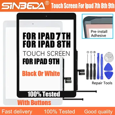 For Ipad 7th 8th 9th Digitizer Touch Screen Panel Touch Display Digitizer For Ipad7 Ipad8 Ipad9