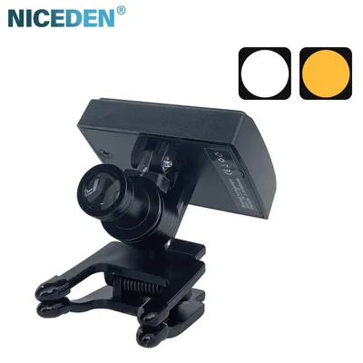 2023Newest Dental 5W Wireless LED Headlight With Clip Portable Binocular Light For Dentist Loupe Lab