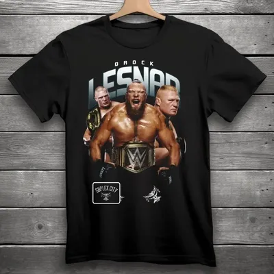 Brock Lesnar Wrestling T-Shirt Black