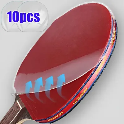 2/10Pcs Ping Pong Racket Protective Film Sticky Transparent Maintenance Cover Table Tennis Racket
