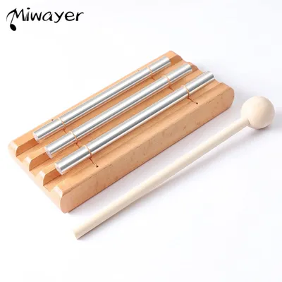 Miwayer Energy Chime Percussion,Hand Bell Meditation Chimes ,Teacher Tools Reminder Tuned Energy Chimes Music Instrument with