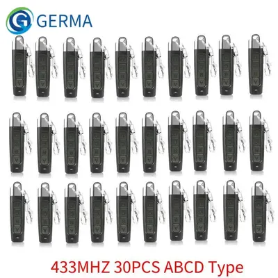 GERMA 433MHZ Wireless Remote Control 4 Channel Garage Gate Door Opener Duplicator Clone Cloning Code