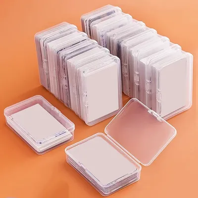 1/3pcs Transparent Plastic Boxes Playing Cards Container Storage Case Packing Poker Game Card Box