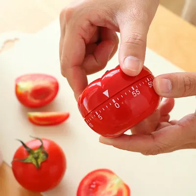 Tomato Timer Electronic Kitchen Timer Reminder Pomodoro Mechanical Countdown Alarm Kitchen Cooking