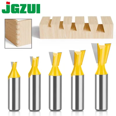1/4,1/2inch 6mm 8mm 12mm Shank Dovetail Joint Router Bits Set Dovetail Joint Router Bits Set 14