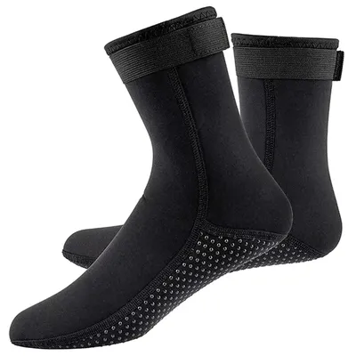 3mm&5mm Neoprene Diving Socks Non-slip Adult Warm Patchwork Elasticity Wetsuit Shoes Surfing Boots
