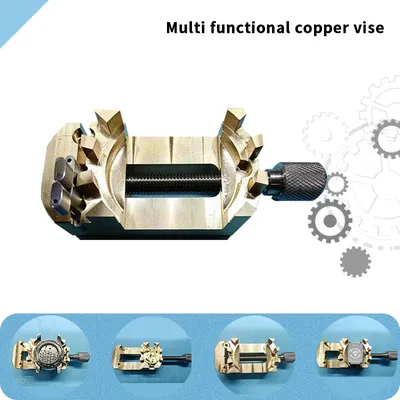 Watch repair tool Multi functional copper vise Case clamping pliers