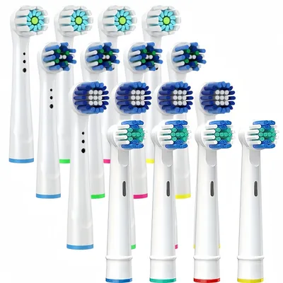 4/12/16 Pcs Replacement Toothbrush Heads Compatible with Oral-B Braun Professional Electric