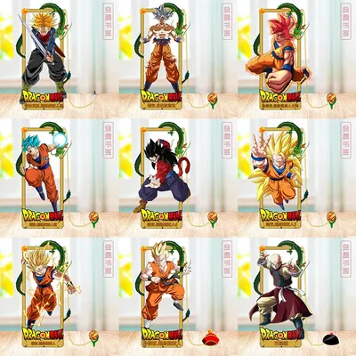 DRAGON BALL Metal Bookmark, Anime Style Clip, Ideal for Students and Fans