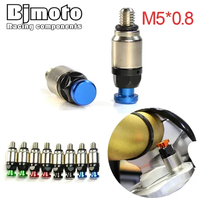Motorcycle M5*0.8 Front Fork Air Bleeder Relief Valve For YZ YZF YZ85 YZ125 YZ250F YZ450F WR250F