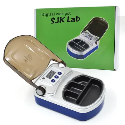 B-Style Hot Sale SJK Dental Lab Equipment Wax Heater Pot 4-slot Paraffin Melting Portable Dental