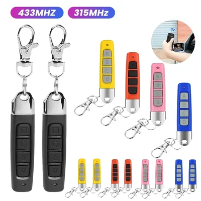 433MHz Remote Controller Cloning Code Plastic 4-Button Clone Duplicator Battery Powered Remote