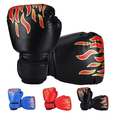 Kids Boxing Gloves Children Punch PU Leather Fitness Mitts Hitting Hand Protector Punch Target Bag
