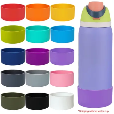 New Silicone Water Bottle Boot Wear Resistant Cover Anti-Slip Sleeve Bottom Base Protector for Owala