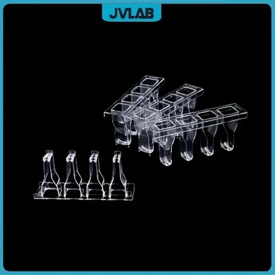 Coagulation Cuvette 4-cups for French Stago Polystyrene Sample Cuvette Biochemical Instrument Blood Precil Coagulation Cup 40/PK