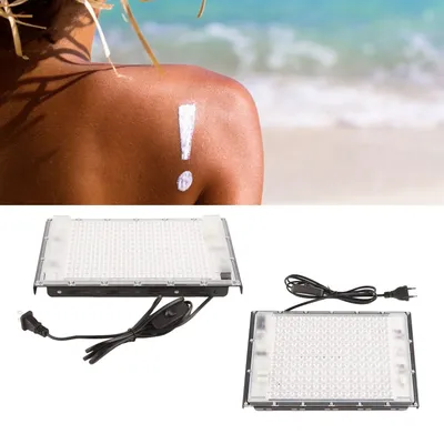 Tanning Lamp UV 192 LEDs 460nm AC 85-265V 45W LED Full Blue Lamp Portable Tanning Light Device For