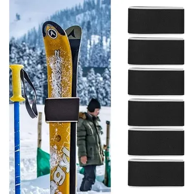 Outdoor Skis Fixing Band Ski Brake Retainer Skiing Straps Skijoring Skis Fixing Band Wrap