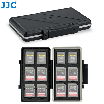 JJC CFexpress Type A Card SD Card Holder Case Storage Organizer Box for Sony A7RV A7SIII A7IV A7R5