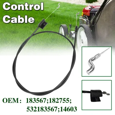Mower Brake Cable For Craftsman 183567 For MTD/Bolens Replaces OEM Part Numbers:183567, 182755, 532183567, 14603 1PCS 155cm