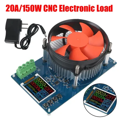 Electronic Load 4-wire Lithium Battery Tester Digital Analyzer US Plug Battery Tools Adjustable