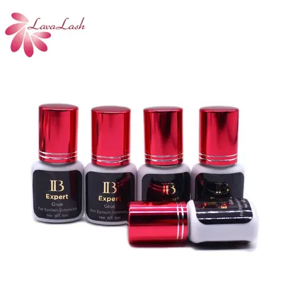 IB Expert Glue 1S Fast Drying False Eyelash Extension Glue Retention 5-6 Weeks 5ML Lash Tool Extra