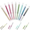Adjustable Radian Grafting Mascara Brush Round Comb Teeth Clear Spiral Mascara Brush Tube Reusable Tube Glitter Mascara Wand