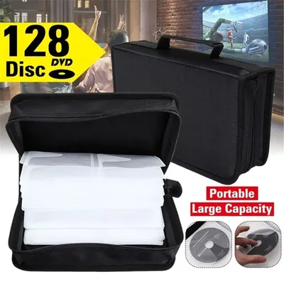 128CD Package Disc Dvd VCD Holder Storage Bag Album Folder Case Organize Multifunctional Dustproof