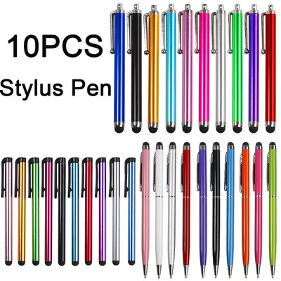 10pcs Universal Touch Screen Stylus Pens Capacitive Screen Pen Smart Phone Pencil for iPad iPhone