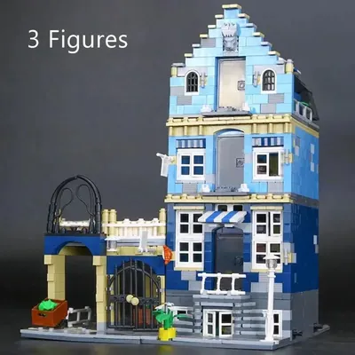 1248 pcs Market Street Compatible 10190 15007 30013 Building Blocks Bricks Birthday Christmas Gifts