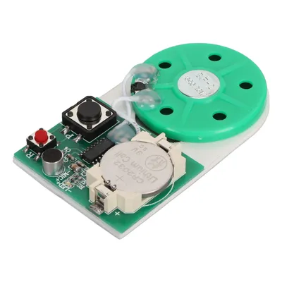 Recordable Sound Chip PCB 25 Seconds Recording Module Button Control Compact with Double Faced