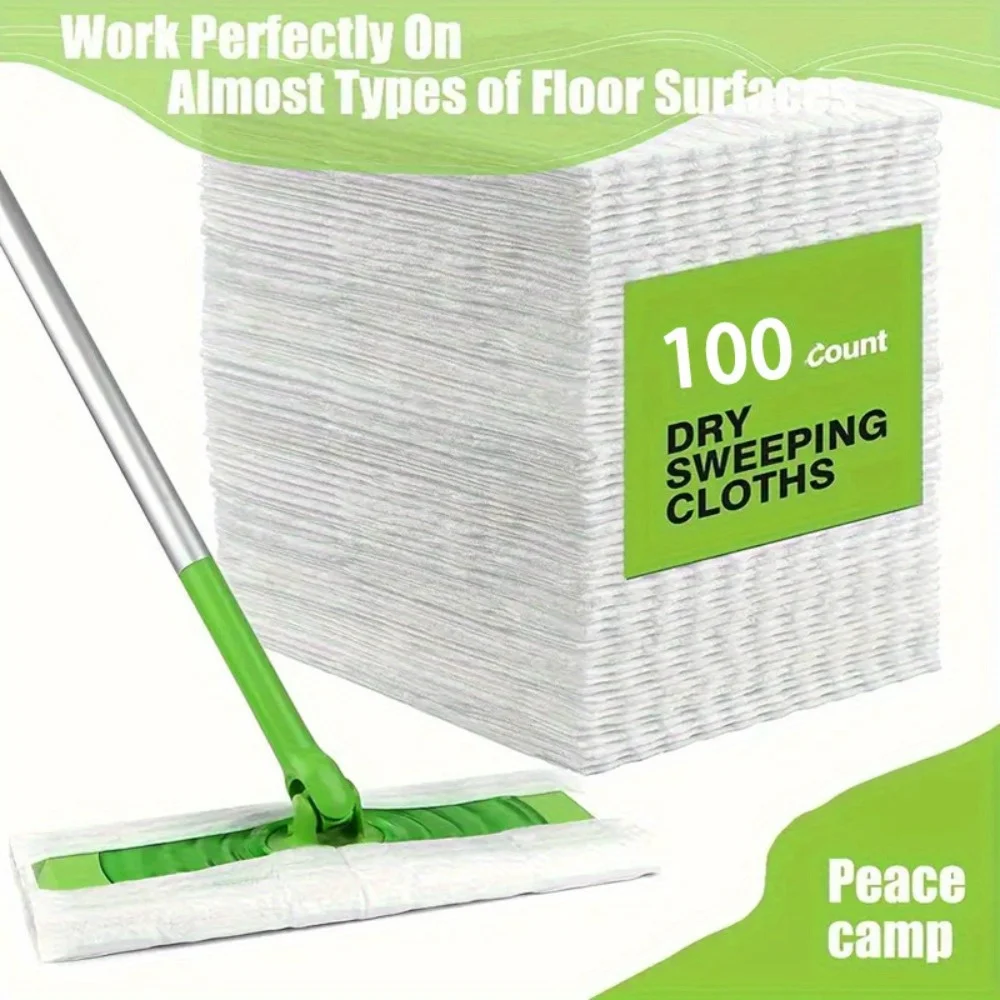 Dust removal paper, disposable household dust removal cloth, electrostatic mop pad, floor tile, floor cleaning supplies