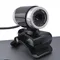 USB Webcam 12.0 MP HD Web Cam Computer Laptop PC 360 Degree Rotatable Clip-on Glass Lens Camera for