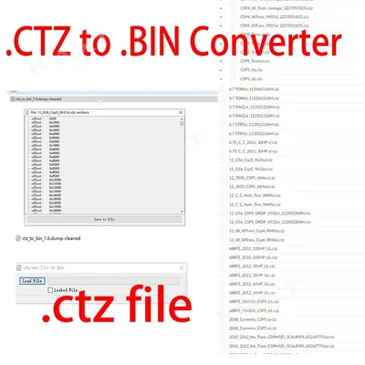 Ctz To Bin Converter for Uploading To Ezlynk or Unlocking Locked Tunes with Free Keygen Compare for