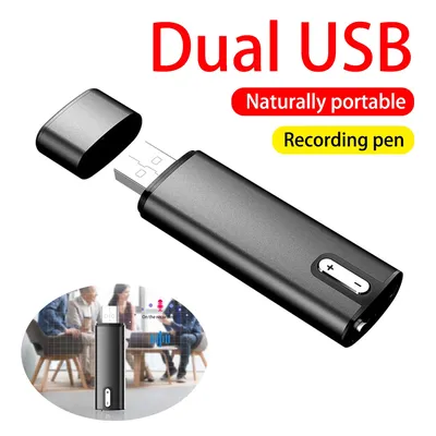 Mini USB Voice Recorder Smart Voice Actiaved Portable Digital Audio Sound One Click Recording Pen