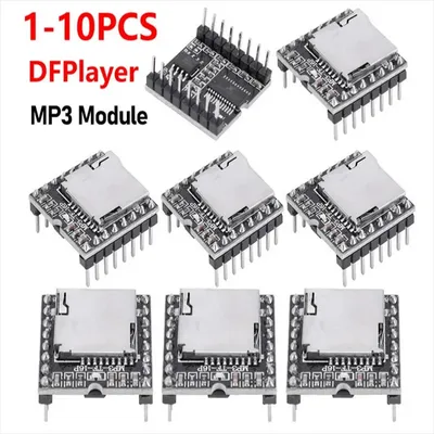 DFPlayer Mini MP3 Player Module TF Card U Disk Mini MP3 DF Player Audio Voice Module IO/Serial