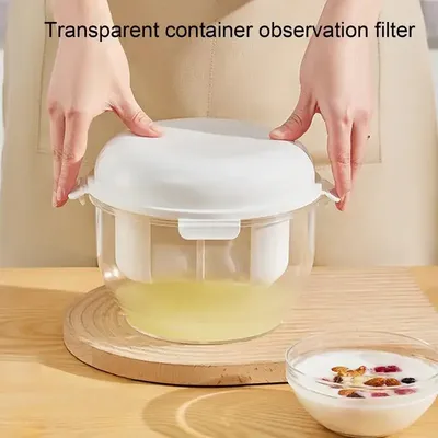 Coffee Yogurt Filter Maker Self-made Greek- Yogurt Soybean Milk Cheese Whey Separator Water Draining