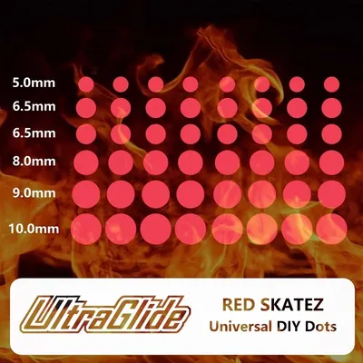 48pcs/pack Ultraglide Universal DIY Small Round Dots Mouse Skates Brake Control Speed Silencer Feet