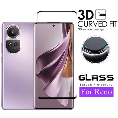 Full Cover Glass For OPPO Reno 10 Pro 5G Screen Glass Reno 10 Pro Screen Protector 3D Protective