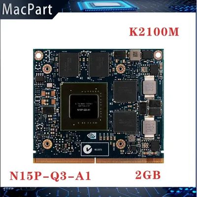 Quadro K2100 K2100M 2GB Video Graphics Card N15P-Q3-A1 0G4FN0 With X-Bracket For Dell HP iMac A1311