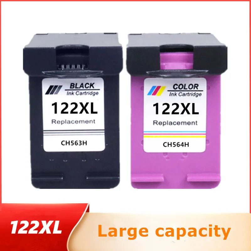 Compatible 122XL Ink Cartridge for HP122 for HP 122 for Deskjet 1000 1050 2000 2050s 3000 3050A 3052A 3054 1010 1510 2540