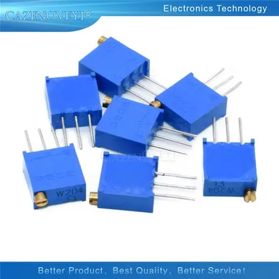 5pcs 3296W 3296 50 100 200 500 ohm 1K 2K 5K 10K 20K 50K 100K 200K 500K 1M ohm 103 100R 200R 500R