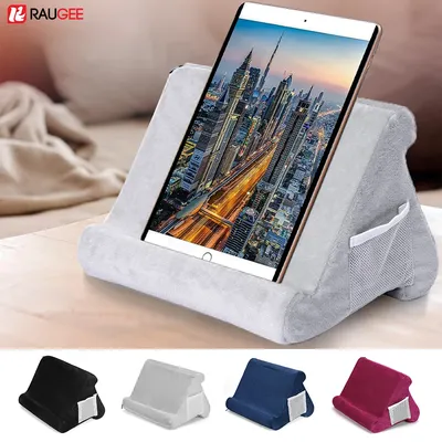 Tablet Holder For iPad Samsung Huawei Xiaomi Pad Kindle Stand For Phone Books Reading Pillow Holder