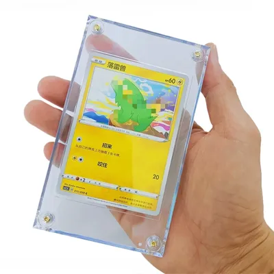 Card Holder Screw Trading Card Protector 35 PT Baseball Card Protectors for Football Sports Game