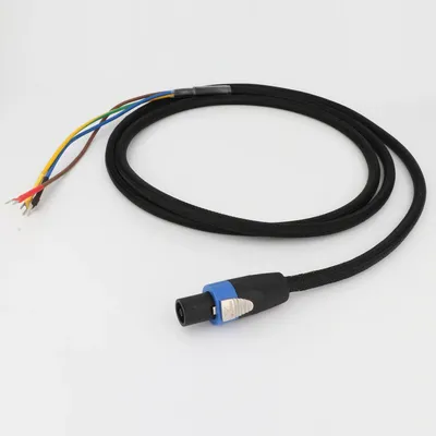 Subwoofer cable 3 Wire Sub Speaker Cable Speakon to Spade end for REL/MJ Acoustics