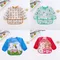 Baby Kids Toddler Long Sleeve Scarf Waterproof Art Smock Feeding Bib Apron Pocket Infant Boys Girls
